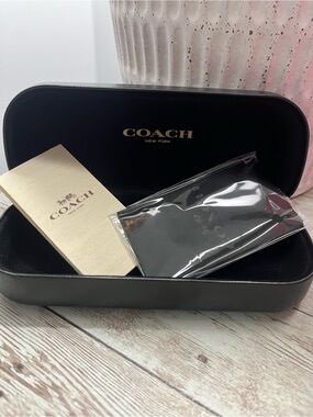 Coach glasses case